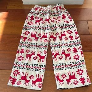 Hanna Andersson size 110 Christmas flannel pajama pants